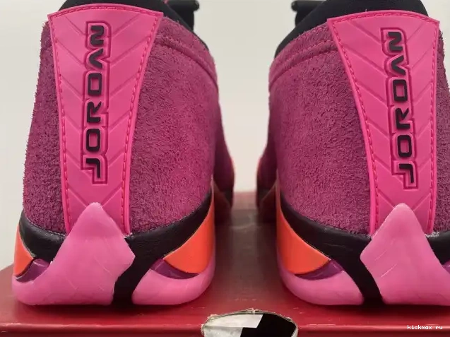 Rep Kickmax Jordan Pink Retro Shocking (W) Low 14 DH4121-600 0529